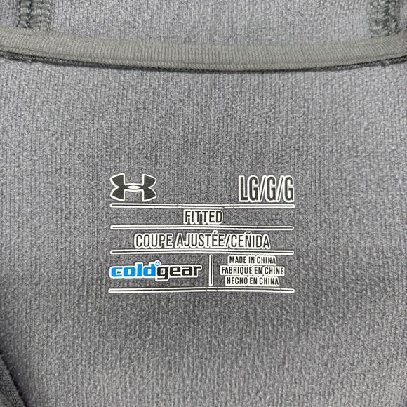 UNDER ARMOUR Hoodie Women M ColdGear Infrared EVO Fitted Sweatshirt Running Gray - Picture 9 of 13